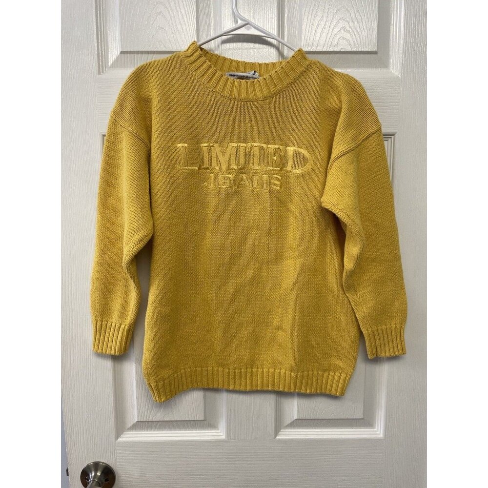 Limited Jeans Vintage Sweater Yellow Women’s M